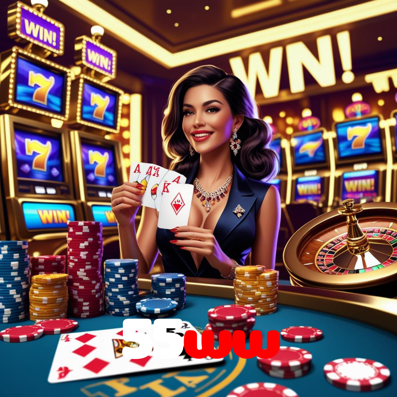 55ww - O cassino online mais seguro para você fazer a sorte brilhar!