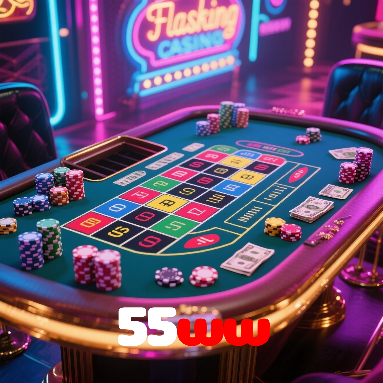 55ww - Onde a segurança e a diversão se encontram: cassino online!